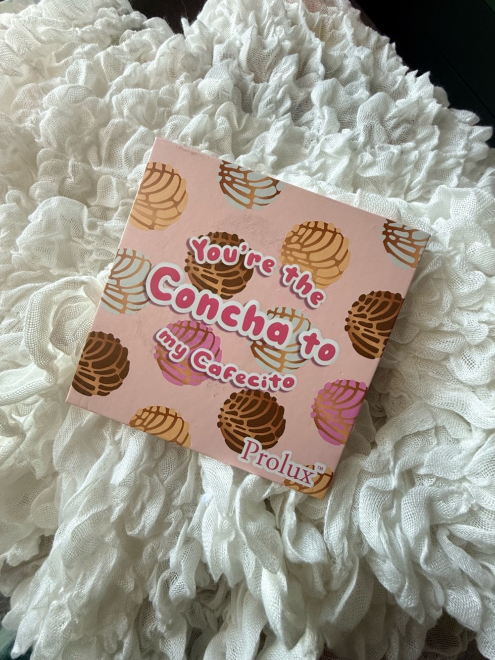 "You're the Concha to my Cafecito" eye shadow by Prolux